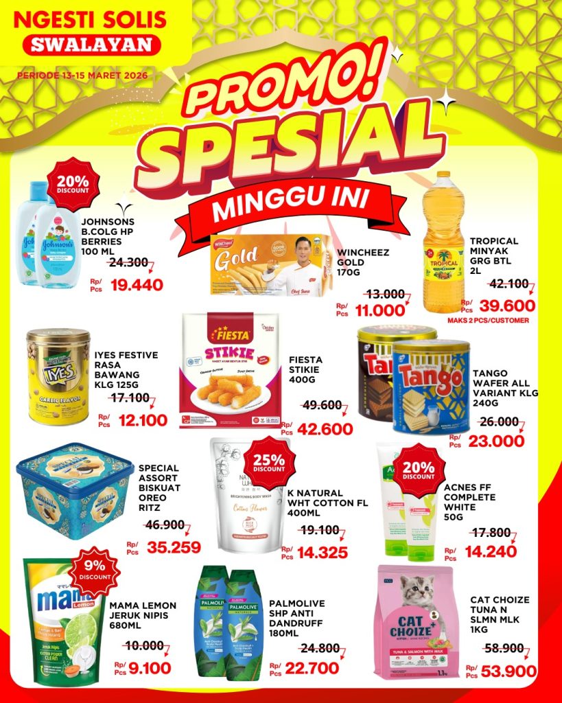 Promo Weekend Spesial di Ngesti Solis Swalayan